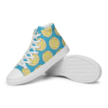 Load image into Gallery viewer, LEMON Women’s high top canvas shoes
