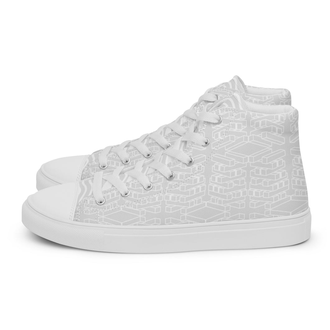 PUZZLE Women’s high top canvas shoes