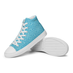 MEDALLION Women’s high top canvas shoes