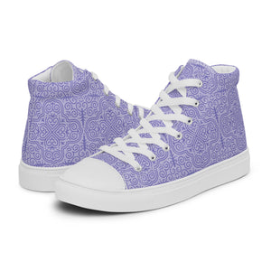 MEDALLION Women’s high top canvas shoes