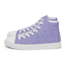 Load image into Gallery viewer, MEDALLION Women’s high top canvas shoes
