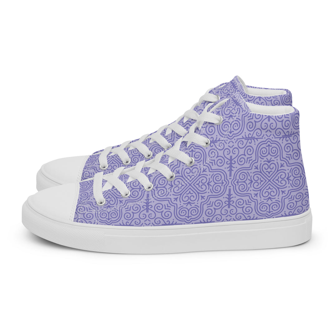 MEDALLION Women’s high top canvas shoes