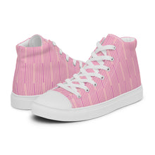 Load image into Gallery viewer, PINK SUNRISE Women’s high top canvas shoes
