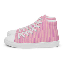 Load image into Gallery viewer, PINK SUNRISE Women’s high top canvas shoes
