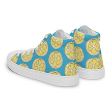 Load image into Gallery viewer, LEMON Women’s high top canvas shoes
