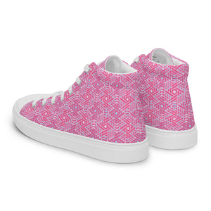 Women’s high top canvas shoes