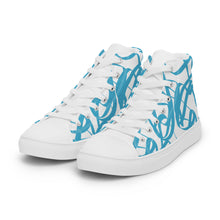 Load image into Gallery viewer, WATER Women’s high top canvas shoes
