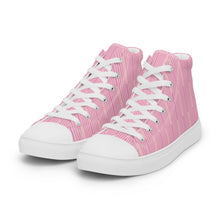 Load image into Gallery viewer, PINK SUNRISE Women’s high top canvas shoes
