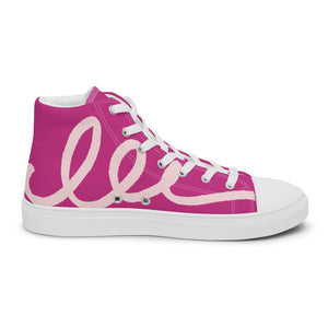 IN THE LOOP Women’s high top canvas shoes