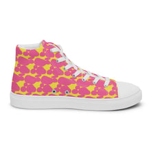 Load image into Gallery viewer, BUBBLEGUM Women’s high top canvas shoes
