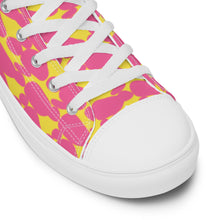 Load image into Gallery viewer, BUBBLEGUM Women’s high top canvas shoes
