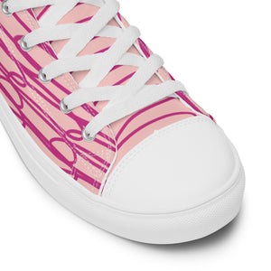 MODERN Women’s high top canvas shoes