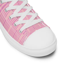 Load image into Gallery viewer, PINK SUNRISE Women’s high top canvas shoes
