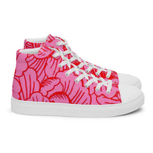 Load image into Gallery viewer, THE ROSE Women’s high top canvas shoes
