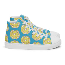 Load image into Gallery viewer, LEMON Women’s high top canvas shoes
