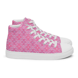 Women’s high top canvas shoes