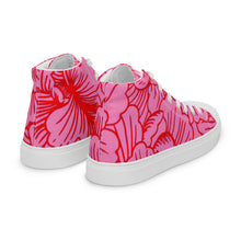 Load image into Gallery viewer, THE ROSE Women’s high top canvas shoes
