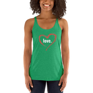 LOVE Women's Racerback Tank