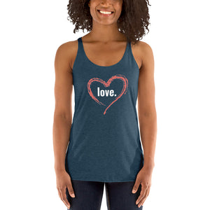 LOVE Women's Racerback Tank