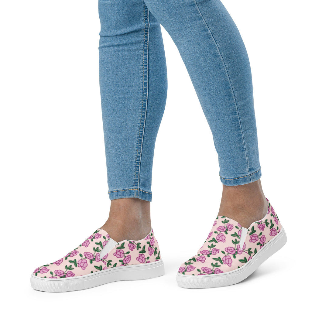 THE GARDEN Women’s slip-on canvas shoes