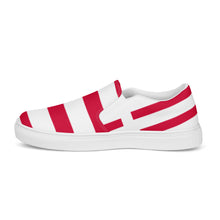 Load image into Gallery viewer, STARS AND STRIPES Women’s slip-on canvas shoes
